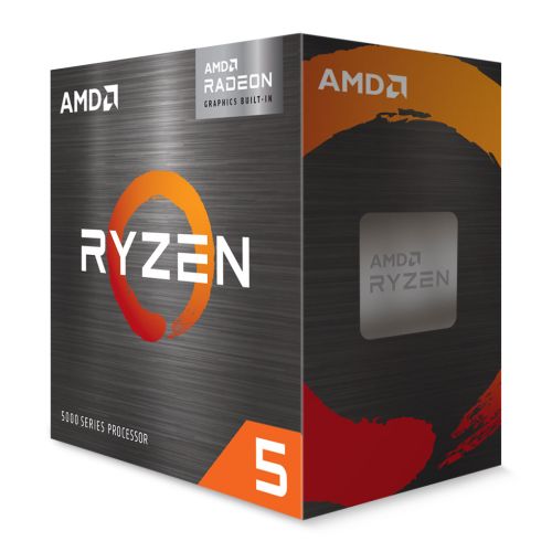 AMD Ryzen 5 5600G CPU with Wraith Stealth Cooler, AM4, 3.9GHz (4.4 Turbo), 6-Core, 65W, 19MB Cache, 7nm, 5th Gen, Radeon Graphics