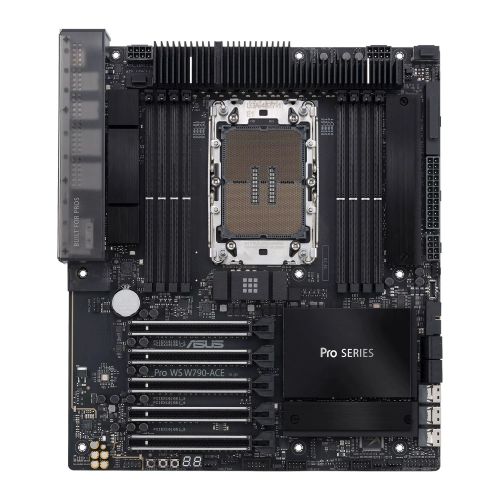 Asus PRO WS W790-ACE, Workstation, Intel W790, LGA4677, CEB, 8 DDR5, 10G & 2.5G LAN, IPMI Remote Management, SlimSAS, PCIe5, 2x M.2