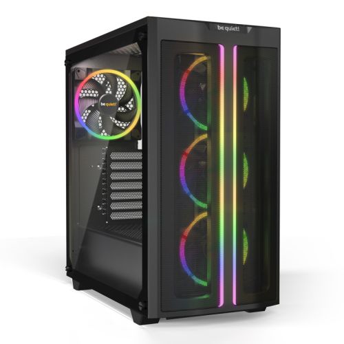 Be Quiet! Pure Base 500 FX Gaming Case w/ Glass Window, ATX, 4 ARGB Fans, ARGB PWM Hub, LED Control Button, USB-C