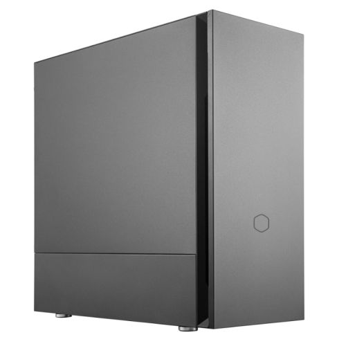 Cooler Master Silencio S600 Gaming Case w/ Steel Sides, ATX, 2x Silencio Fans, Sound Dampening, Card Reader, Black