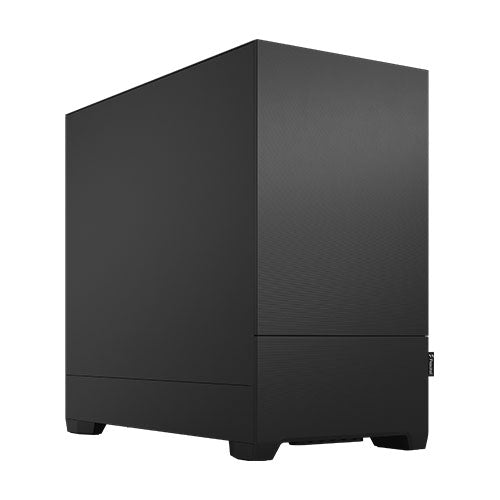 Fractal Design Pop Mini Silent (Black Solid) Gaming Case, Micro ATX, Sound-Damping Steel & Foam, 3 Fans