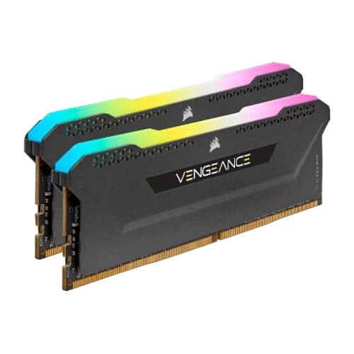 Corsair Vengeance RGB Pro SL 16GB Kit (2 x 8GB), DDR4, 3600MHz (PC4-28800), CL18, Black, Ryzen Optimised