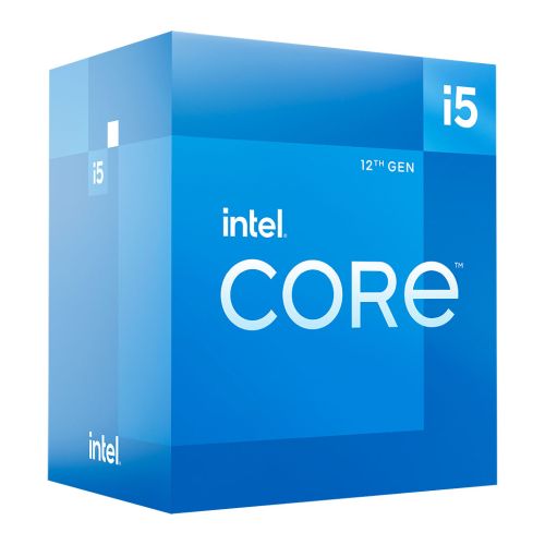 Intel Core i5-12400 CPU, 1700, 2.5 GHz (4.4 Turbo), 6-Core, 65W, 18MB Cache, Alder Lake 