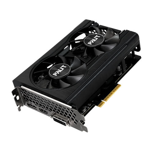 Palit RTX3050 DUAL V2, PCIe4, 8GB DDR6, DVI, HDMI, DP, 1777MHz Clock, RGB Lighting