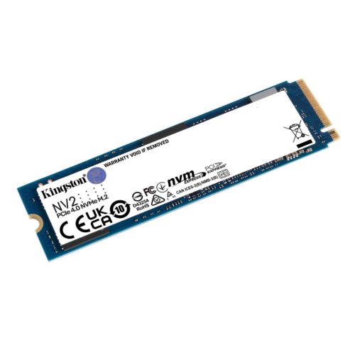 Kingston 500GB NV2 M.2 NVMe SSD, M.2 2280, PCIe4, R/W 3500/2100 MB/s